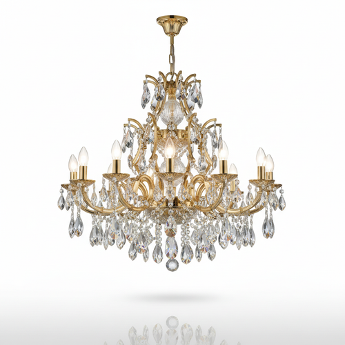 Candelabro de Cristal de Lujo